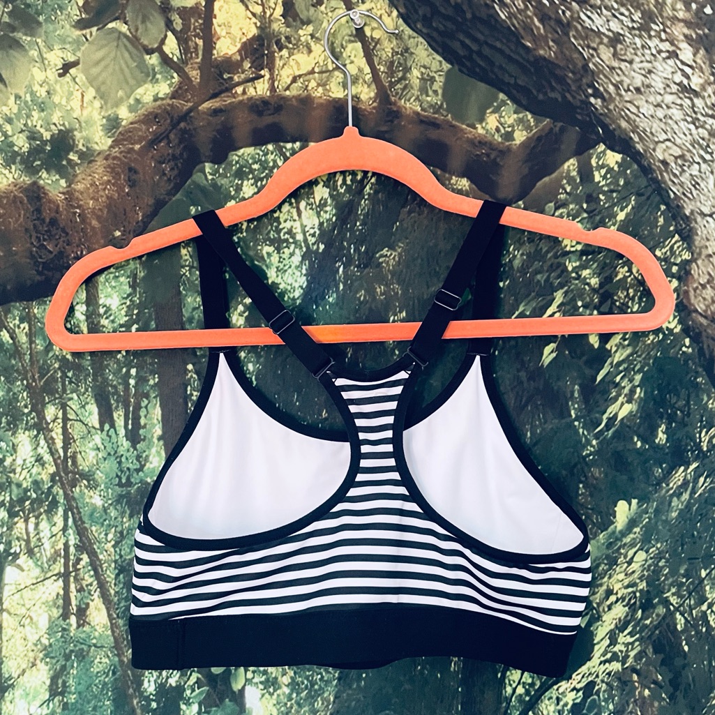 Power Core Striped Sports Bra